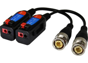 Zestaw pasywnych transmiterów video HD z wtykiem BNC na przewodzie (złącze samozaciskowe) P-TR1HD3