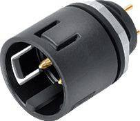 binder 99 9107 090 03-20 Złącze męskie kołnierzowe złącze męskie z kołnierzem Seria: 720 Łączna ilość styków: 3 1 szt.