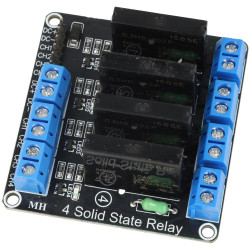 Moduł przekaźników SSR 4 kanały 5V Low trig