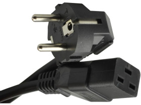Kabel zasilający 230V 16A z gn. IEC320 C19 2m