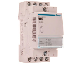 Stycznik modułowy cichy 25A 3Z 1R 230V AC ESC428S