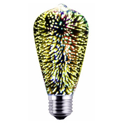 Żarówka LED E27 4W dekoracyjna złota ST64