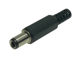 Wtyk DC 6.1x3.1mm dł. 9.5mm na przewód