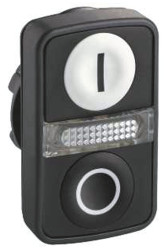 Przycisk, IP66, IP67, IP69K, kolor: Czarny, biały, Schneider Electric, Harmony XB5