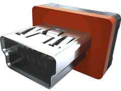 Złącze USB Mini Przewlekany Żeński 2.0