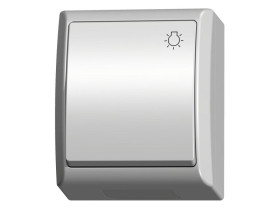 FALA Wyłącznik zwierny przycisk "światło" biały ŁNH-5H/00 OSPEL