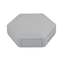 CamdenBoss CBHEX1-51-GY Hex-Box IoT Enclosure 5 Solid Panels and 1 Vented Grey