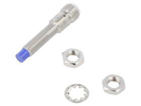 PRDCM08-4DP Czujnik indukcyjny o zasięgu 0...4mm, PNP / NO, 10...30VDC, M8, IP67, 100mA