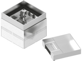 Puszka ocynk. do koryt: POKA250H110W z pokrywą z aluminium 262520 BAKS