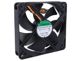 Wentylator 12VDC 120x120x25 3 przewody, łożysko kulkowe; EEC0251B3-G99