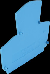 1059180000 End plate Klippon® Connect, W-Series blue