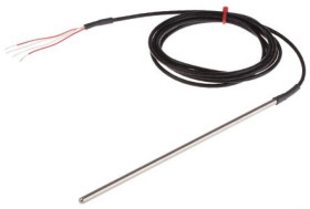 Termopara typ PT 100, -50C do +250C 200mm kabel 2m, Stal nierdzewna