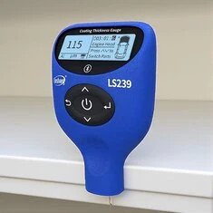 Profesjonalny miernik grubości powłok LS239 Wysokiej precyzji tester farb Zakres 5000μm Sonda rub Bluetooth transfer danych Mier