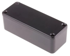 Obudowa ekranowana Czarny, 89.1 x 35 x 30.3mm, RS PRO