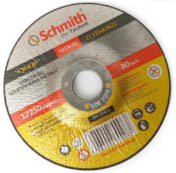 Tarcza do szlifowania metalu 125x6,8 Schmith