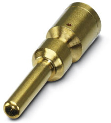 Pin contact, 16 mm², AWG 6, crimp connection, nickel-plated/gold-plated, 1623386