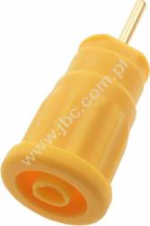 SEP 2630 S1.9 GE Gniazdo bezp. 4mm, bolec 1,9x12mm, 24A, żółty, Hirschmann, 972363103, SEP2630S1.9GE