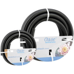 Oase 57530 Spiral Tube &#xD8;25mm x 5m Flexible PVC Hose BLAC.K 1 INCH