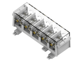 Listwa zaciskowa -odgałęźnik 5x35/16mm2 +pokrywa na szynę/TM/ LZG3504 R739588 AN-KOM