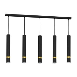 Lampa wisząca JOKER BLACK/GOLD 5xGU10 MLP6121 Milagro