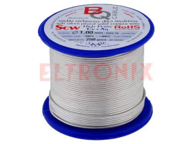 DRUT MIEDZIANY SREBRZONY 1.0MM/0.25KG SWG19/-200ST+800ST C