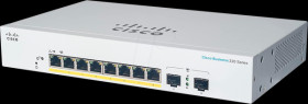 CBS220-8T-E-2G-EU Switch, 10-Port, Gigabit Ethernet, SFP