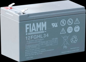 12FGHL34 Rechargeable lead fleece battery, 12 V, 8.4 Ah, long-life