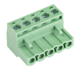 Klucz polaryzacyjny 5 -pinowe raster 5.08mm Przewlekany Żeński RS PRO