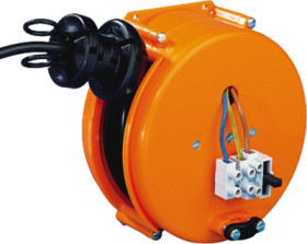Cable winders, 3 m, 10 A, orange/black, 681 01 303 000