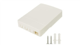 Gniazdo Abonenckie Światłowodowe Fo Ftth Na 2 Adaptery Sc Simplex Z Tacką