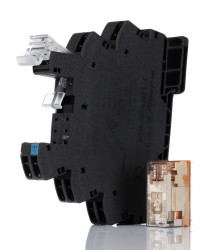 Przekaźnik z interfejsem 24V Weidmuller DPDT Szyna DIN bieguny 2 Zacisk sprężynowy