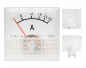 Miernik analogowy kwadratowy mini 30A
