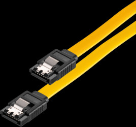 X-SATA010-050G Cable SATA 6-Gbps conn. &gt; conn. 50 cm yellow