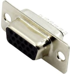 Listwa żeńska D-Sub 180 ° Ilość styków: 15 kielich lutowniczy ASSMANN WSW 1 szt.