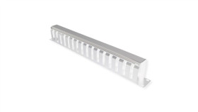 Value 19 Płyta Przednia 1 U Z Kanałem Manewrowym 40 X 60 Mm, Szara