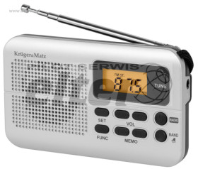 Radio przenoĹ›ne FM K&M KM0819