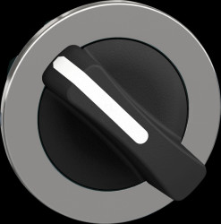 ZB4FD2 Front element f selector switch ZB4F Ø 30mm, black, 2 positions