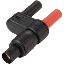 VOLTCRAFT VC-17155650 Adapter BNC socket to 4 mm plug Insulated Black