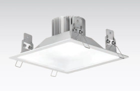 Downlight LED EOS 26W 3164lm 122lm/W PT 240mmx240mm 4000K 90st. IP40 UGR 19 7 lat gwarancji Made in EU 6002240426EL