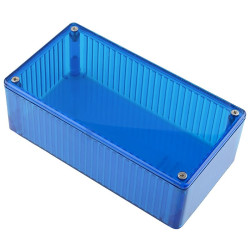 1591DTBU Hammond Blue Polycarbonate Enclosure 150 x 80 x 50mm