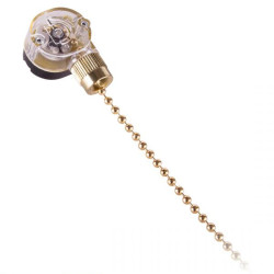 Przełącznik sznurkowy 303 mosiądz