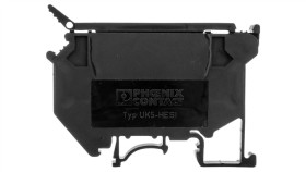 Listwa Zaciskowa Bezpiecznikowa 0,2-4Mm2 5X20/5X25/5X30mm Czarna Uk5 Hesi...