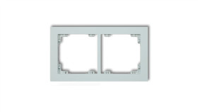 Deco Ramka Podwójna Deco Pastel Matt Lodowy Błękit 47Dr-2