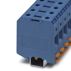 Kostka zaciskowa na szynie DIN Phoenix Contact poziomy: PojedynczyŚruba UKH50-IB BU 150A 1 kV