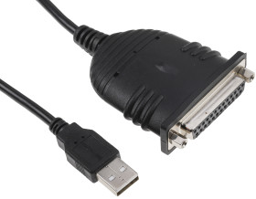 Kabel konwertera złącze A USB A złącze B DB25 rodzaj A Męskie rodzaj B Żeńskie standard USB 2.0 StarTech.com