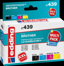 18-439 Ink - Brother - Multipack - LC1240BK/C/M/Y - Refill