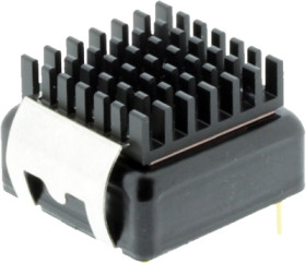 Heatsink, (L x W x H) 21 x 21 x 6 mm, 16 K/W, black anodized, THL-HS1