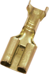Konektor płaski Żeński 6.35 x 0.8mm 0,3 → 1,25 mm², 22 → 16 AWG długość 19mm Izolacja: Nieizolowane