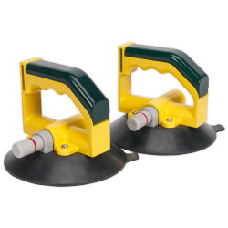 Sealey AK98943 Vacuum Suction Cup 150mm - Pair