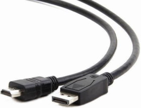 Przyłącze kablowe Displayport - HDMI, długość 3m; czarny